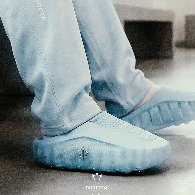 Sandalias Nike x NOCTA Mind 001 Iceman Edición Exclusiva azul claro - Imagen 2