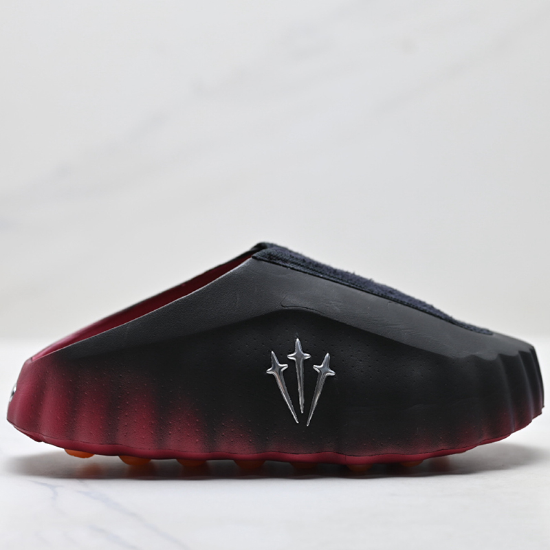 Sandalias Nike x NOCTA Mind 001 Iceman Edición Exclusiva Drake Negro-Borgoña - Imagen 2