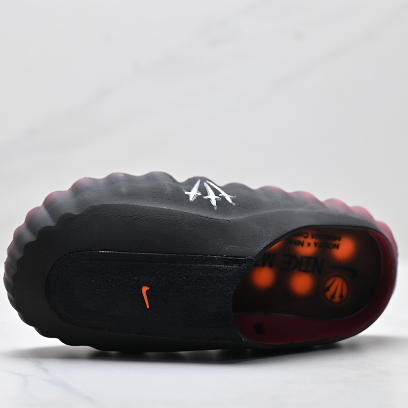 Sandalias Nike x NOCTA Mind 001 Iceman Edición Exclusiva Drake Negro-Borgoña - Imagen 3