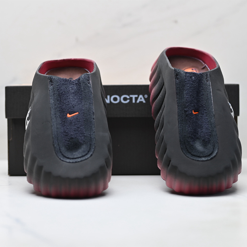 Sandalias Nike x NOCTA Mind 001 Iceman Edición Exclusiva Drake Negro-Borgoña - Imagen 8