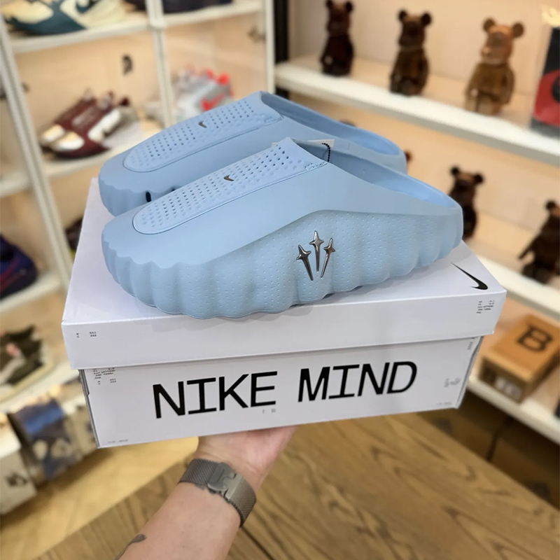 Sandalias Nike x NOCTA Mind 001 Iceman Edición Exclusiva azul claro - Imagen 5