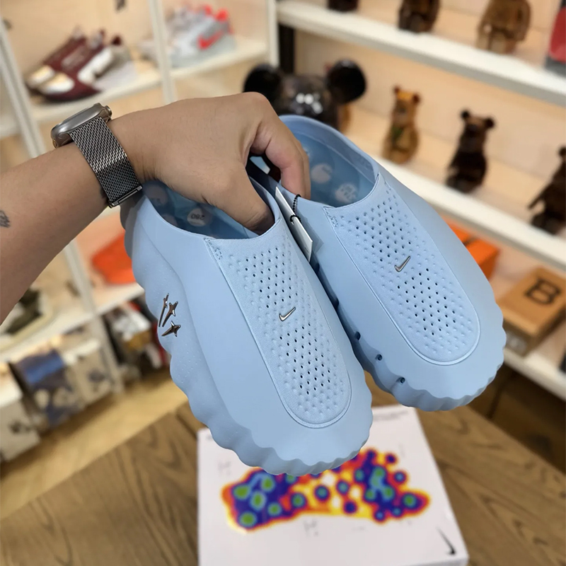 Sandalias Nike x NOCTA Mind 001 Iceman Edición Exclusiva azul claro - Imagen 6