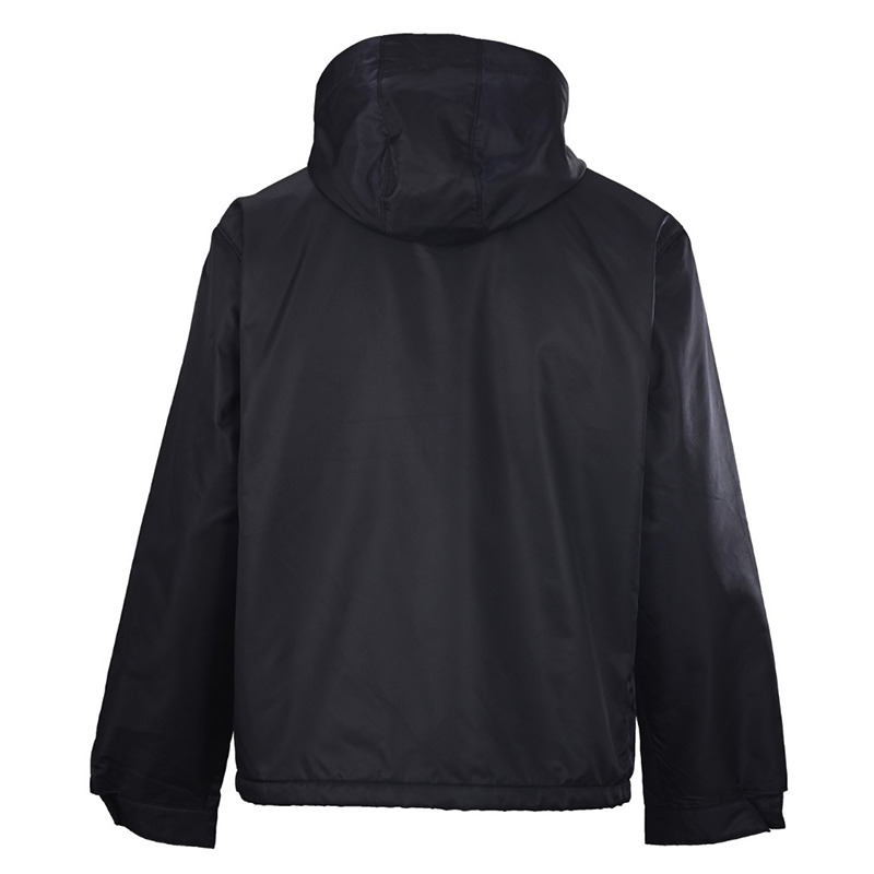 Chaqueta blusón Prada de nailon con capucha desmontable - Imagen 4