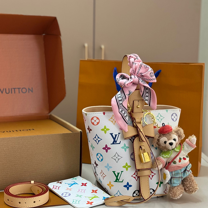 Bolso All In BB con Estampado Monograma Multicolor – Edición Louis Vuitton × Murakami