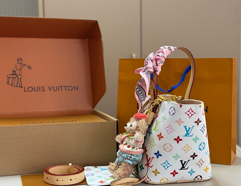 Bolso All In BB con Estampado Monograma Multicolor – Edición Louis Vuitton × Murakami - Imagen 4